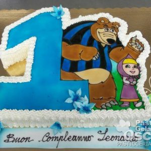 Torta Masha e Orso compleanno
