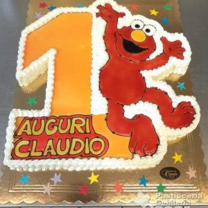 Torta Elmo compleanno