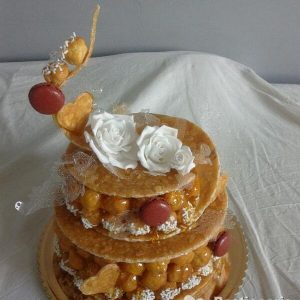 Torta Croquembouche compleanno