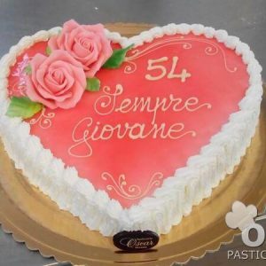 Torta Cuore compleanno