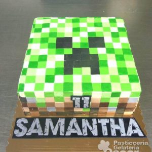Torta Minecraft compleanno