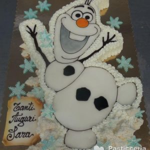 Torta Olaf compleanno