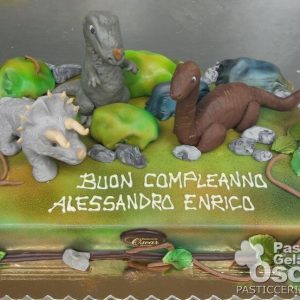 Torta Dinosauri compleanno