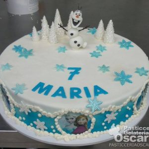 Torta Olaf compleanno