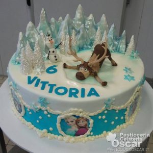 Torta Olaf compleanno