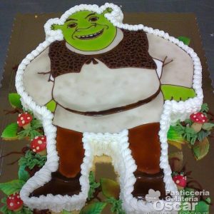 Torta Shrek compleanno