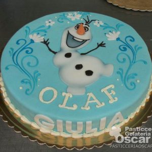 Torta Olaf compleanno