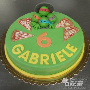 Torta Tartarughe Ninja compleanno
