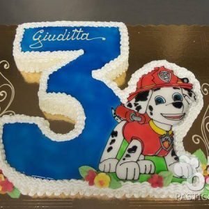 Torta Paw Patrol compleanno
