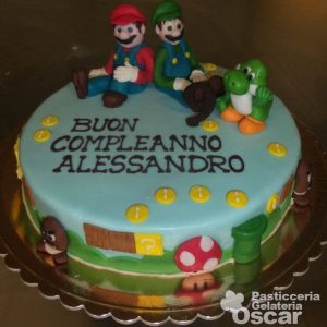 Torta Mario Bros compleanno