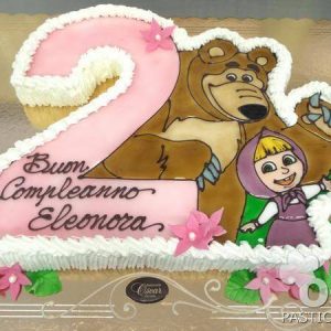 Torta Masha e Orso compleanno