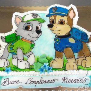 Torta Paw Patrol compleanno