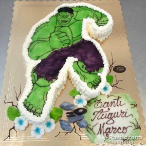 Torta Hulk compleanno
