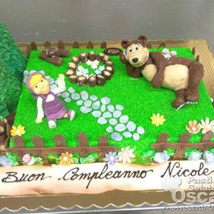 Torta Masha e Orso compleanno