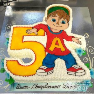 Torta Alvin Superstar compleanno