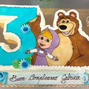 Torta Masha e Orso compleanno