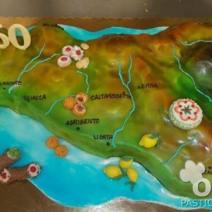 Torta Regione Italiana compleanno