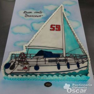 Torta Barca compleanno