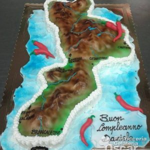 Torta Regione Italiana compleanno