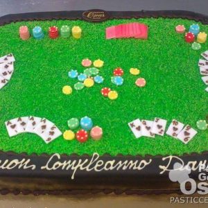 Torta carte da gioco compleanno