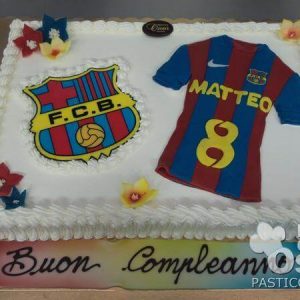 Torta Barcellona compleanno