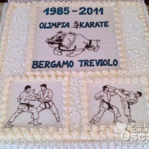 Torta Karate compleanno