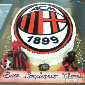 Torta Milan compleanno