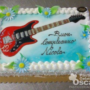 Torta Chitarra compleanno