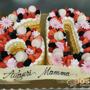 Torta Numeri Torta Lettera compleanno