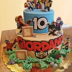 Torta compleanno Brawl Stars