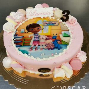 Torta Dottoressa Peluche compleanno