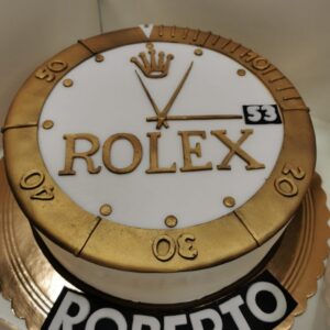 Torta Rolex compleanno