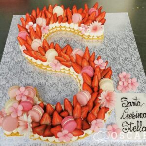 Torta per Cresima lettera