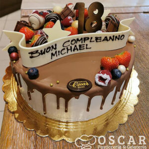 Torta Frutta compleanno