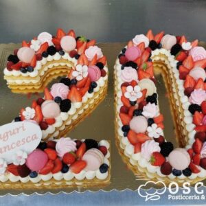 Torta Numero compleanno