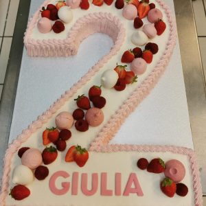 Torta Numero compleanno