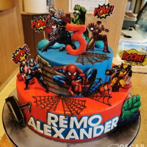 Torta Spiderman compleanno